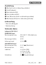 Preview for 7 page of Parkside 346156-2004 Translation Of The Original Instructions