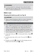 Preview for 25 page of Parkside 346156-2004 Translation Of The Original Instructions