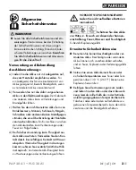 Preview for 8 page of Parkside 346158 2004 Translation Of The Original Instructions