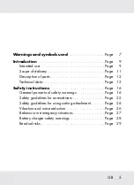 Preview for 9 page of Parkside 346220 2004 Operation And Safety Notes Translation Of The Original Instructions