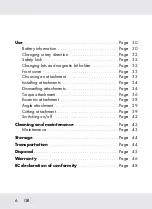 Preview for 10 page of Parkside 346220 2004 Operation And Safety Notes Translation Of The Original Instructions