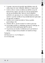 Preview for 96 page of Parkside 346220 2004 Operation And Safety Notes Translation Of The Original Instructions