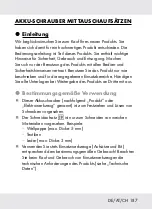 Preview for 191 page of Parkside 346220 2004 Operation And Safety Notes Translation Of The Original Instructions