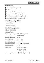 Preview for 54 page of Parkside 351763 2007 Operating Instructions Manual