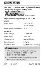 Preview for 9 page of Parkside 351899 2007 Operating Instructions Manual