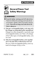 Preview for 10 page of Parkside 351899 2007 Operating Instructions Manual