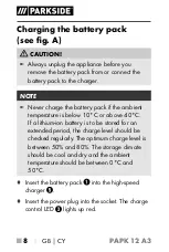 Preview for 13 page of Parkside 351899 2007 Operating Instructions Manual