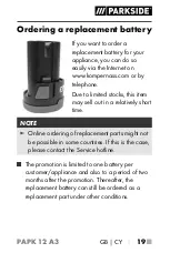 Preview for 24 page of Parkside 351899 2007 Operating Instructions Manual