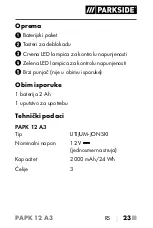 Preview for 28 page of Parkside 351899 2007 Operating Instructions Manual