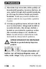 Preview for 31 page of Parkside 351899 2007 Operating Instructions Manual