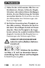 Preview for 71 page of Parkside 351899 2007 Operating Instructions Manual