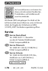 Preview for 79 page of Parkside 351899 2007 Operating Instructions Manual