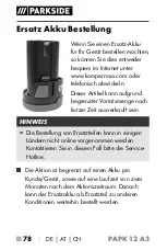 Preview for 83 page of Parkside 351899 2007 Operating Instructions Manual