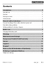 Preview for 6 page of Parkside 351902_2007 Translation Of The Original Instructions