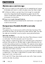 Preview for 13 page of Parkside 351902_2007 Translation Of The Original Instructions