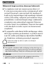 Preview for 87 page of Parkside 351902_2007 Translation Of The Original Instructions