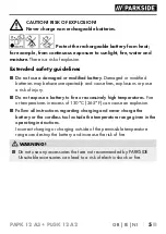 Preview for 9 page of Parkside 351913 2007 Translation Of The Original Instructions