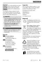 Preview for 12 page of Parkside 352048 2007 Instructions Manual