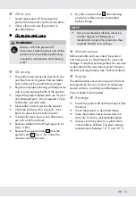 Preview for 14 page of Parkside 352054 2007 Operation And Safety Notes Translation Of The Original Instructions