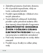 Предварительный просмотр 230 страницы Parkside 352082 2007 Operation And Safety Notes