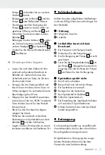 Preview for 11 page of Parkside 352096 2007 Operation And Safety Notes