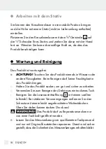 Preview for 18 page of Parkside 353255 2007 Operation And Safety Notes