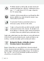 Preview for 108 page of Parkside 353255 2007 Operation And Safety Notes