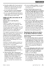 Preview for 10 page of Parkside 353260 2007 Translation Of The Original Instructions