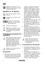 Preview for 6 page of Parkside 353316 2007 Translation Of The Original Instructions