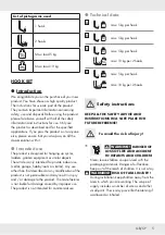 Предварительный просмотр 5 страницы Parkside 353783 2010 Assembly And Safety Advice