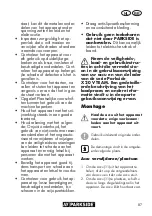 Preview for 87 page of Parkside 354671 2010 Original Instructions Manual