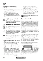 Preview for 182 page of Parkside 354671 2010 Original Instructions Manual