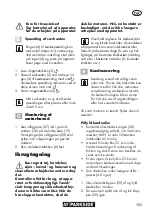 Preview for 183 page of Parkside 354671 2010 Original Instructions Manual