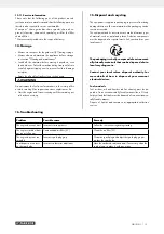 Preview for 20 page of Parkside 354705 2010 Operating And Safety Instructions Manual