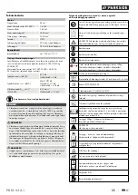 Предварительный просмотр 102 страницы Parkside 354733 2010 Instructions Manual