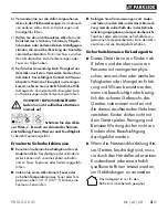 Preview for 8 page of Parkside 356035 2004 Translation Of The Original Instructions