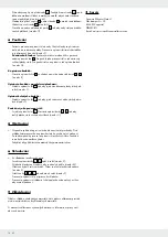 Preview for 18 page of Parkside 356378 2004 Assembly, Operating And Safety Instructions