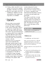 Preview for 16 page of Parkside 358730 2004 Operation And Safety Notes