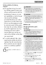 Preview for 11 page of Parkside 359201 2110 Translation Of The Original Instructions