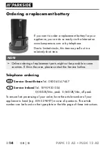 Предварительный просмотр 19 страницы Parkside 359697 2101 Translation Of The Original Instructions