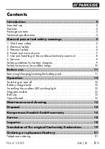 Preview for 6 page of Parkside 359702 2101 Original Instructions Manual