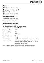 Preview for 8 page of Parkside 359702 2101 Original Instructions Manual