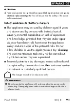 Preview for 14 page of Parkside 359702 2101 Original Instructions Manual