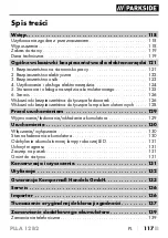 Preview for 122 page of Parkside 359702 2101 Original Instructions Manual