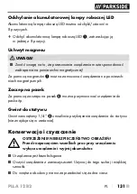 Preview for 136 page of Parkside 359702 2101 Original Instructions Manual