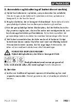 Preview for 198 page of Parkside 359702 2101 Original Instructions Manual