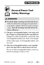 Предварительный просмотр 10 страницы Parkside 359706 2101 Operating Instructions Manual