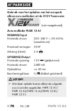 Preview for 75 page of Parkside 359706 2101 Operating Instructions Manual