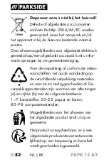 Preview for 87 page of Parkside 359706 2101 Operating Instructions Manual