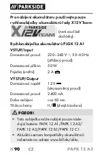 Preview for 95 page of Parkside 359706 2101 Operating Instructions Manual